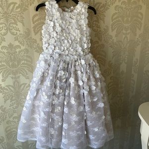 Champagne floral dress